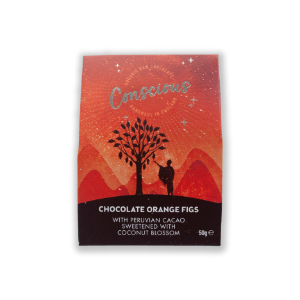 Conscious Choc - Choc Orange Figs Box  (8 x 50g)