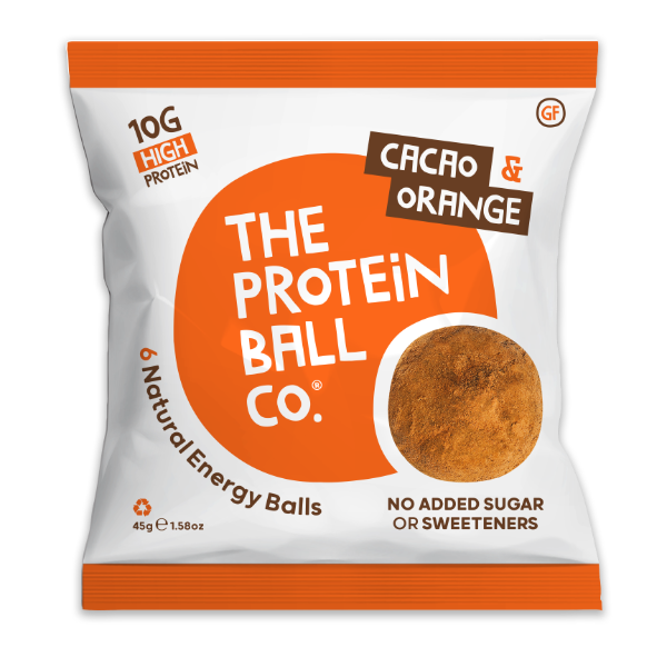 Protein Ball Co - Cacao & Orange Balls  (10 x 45g)