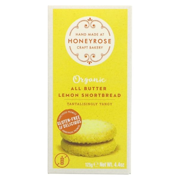 Honeyrose Bakery - All Butter Lemon Shortbread (6 x 125g)