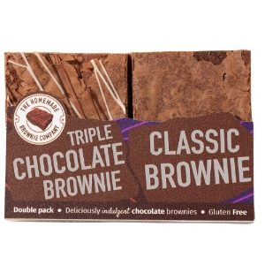 Homemade Brownie Co -Classic/Triple Choc Double Bag (8x120g)