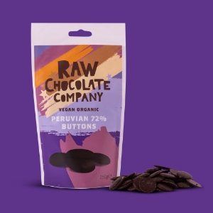 Raw Choc Co - Peruvian 72% Buttons (6 x 150g)