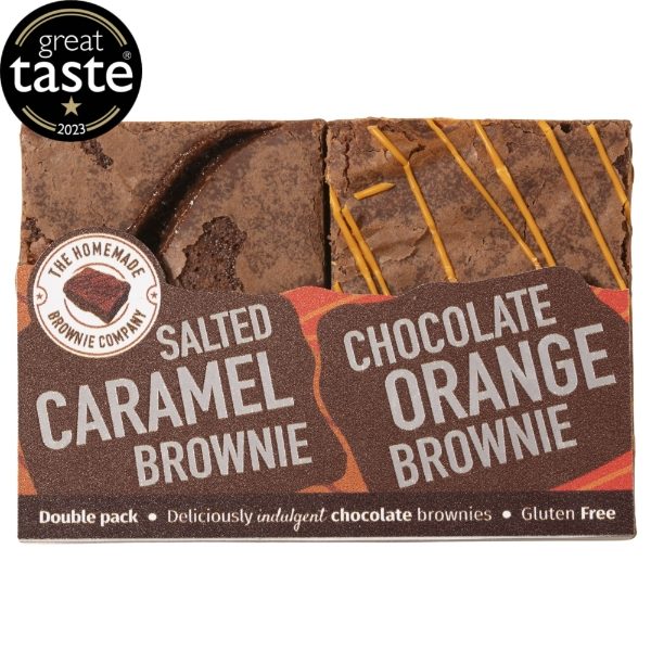 Homemade Brownie Co-Salted/Orange Double Bag (8x115g)