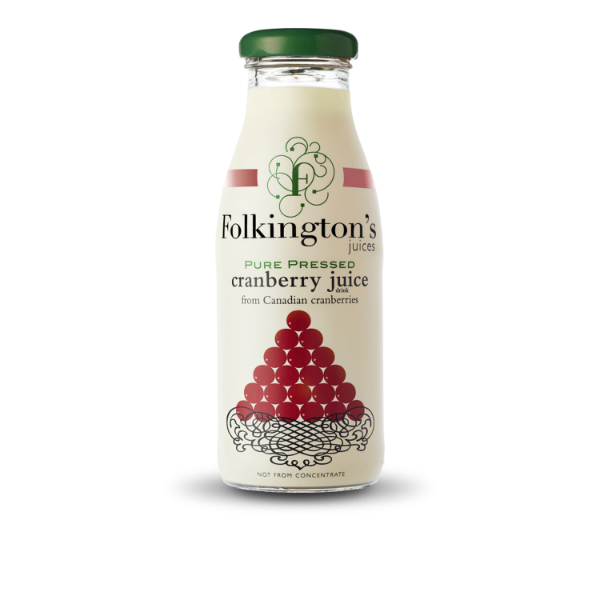 Folkingtons - Cranberry Juice (12 x 250ml)