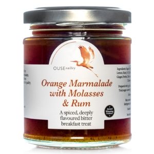 Ouse Valley - Orange marmalade w Mollasses & Rum (6 x227g)
