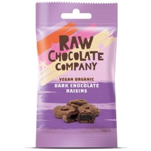 Raw Choc Co - Choc Raisins Snack Pack (12 x 28g)