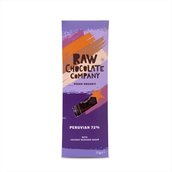 Raw Choc Co - Peruvian 72% Bar (10 x 70g)